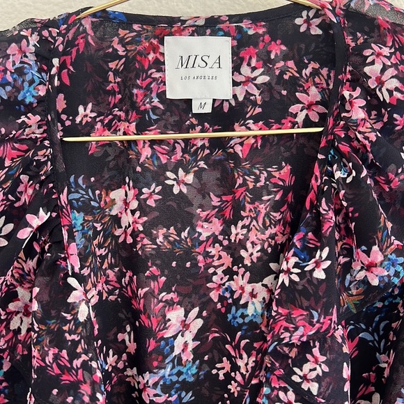 Misa Los Angeles Sheer Solenn Dress - Picture 12 of 13